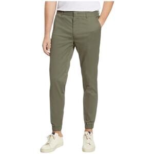 Tommy John NWT Go Anywhere Collection Shadow Green Stretch Jogger Pants 42/43